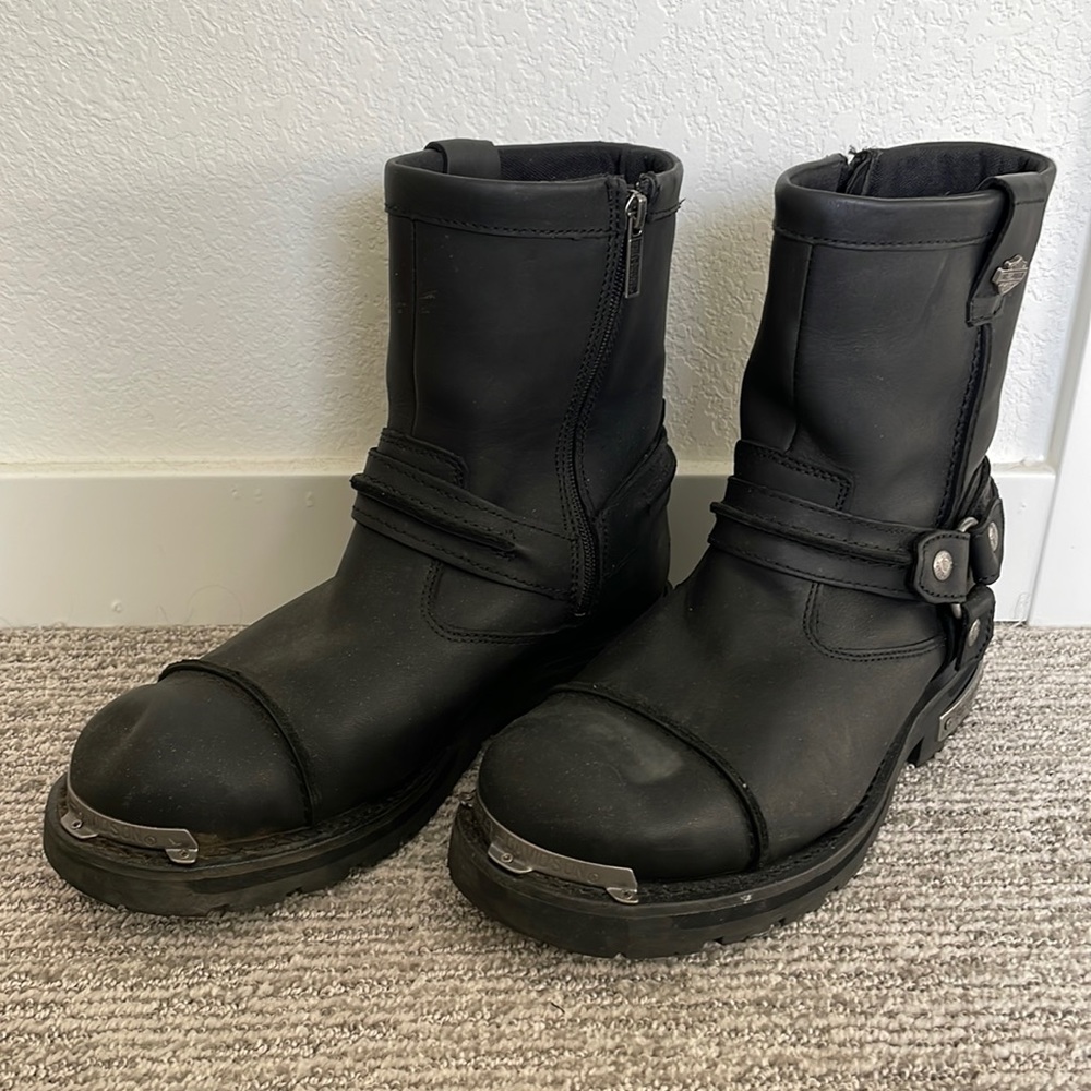 Harley Davidson Motorcycle Boots Size 10